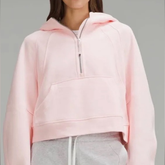 Strawberry milk half zip Lululemon scuba! Size M/L - Picture 5 of 6